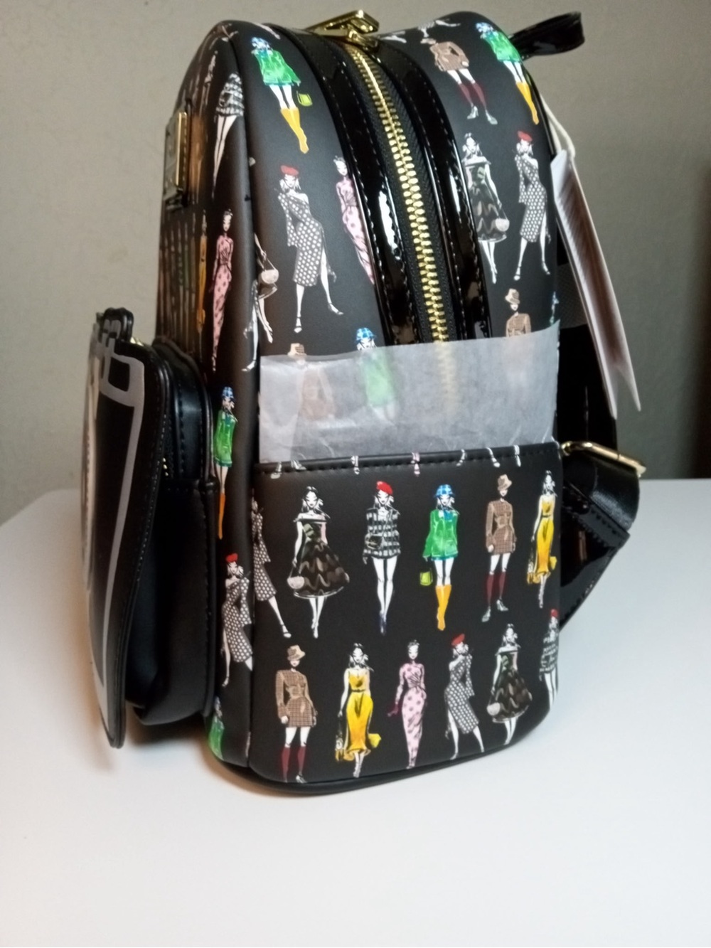 Loungefly Emily in Paris Camera Case Mini Backpack Black NWT Novelty Mini - Picture 3 of 6